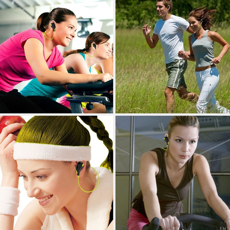 Illustration for article titled The wonderful world of cheap bluetooth headphones photoshopped onto stock photos of people exercising